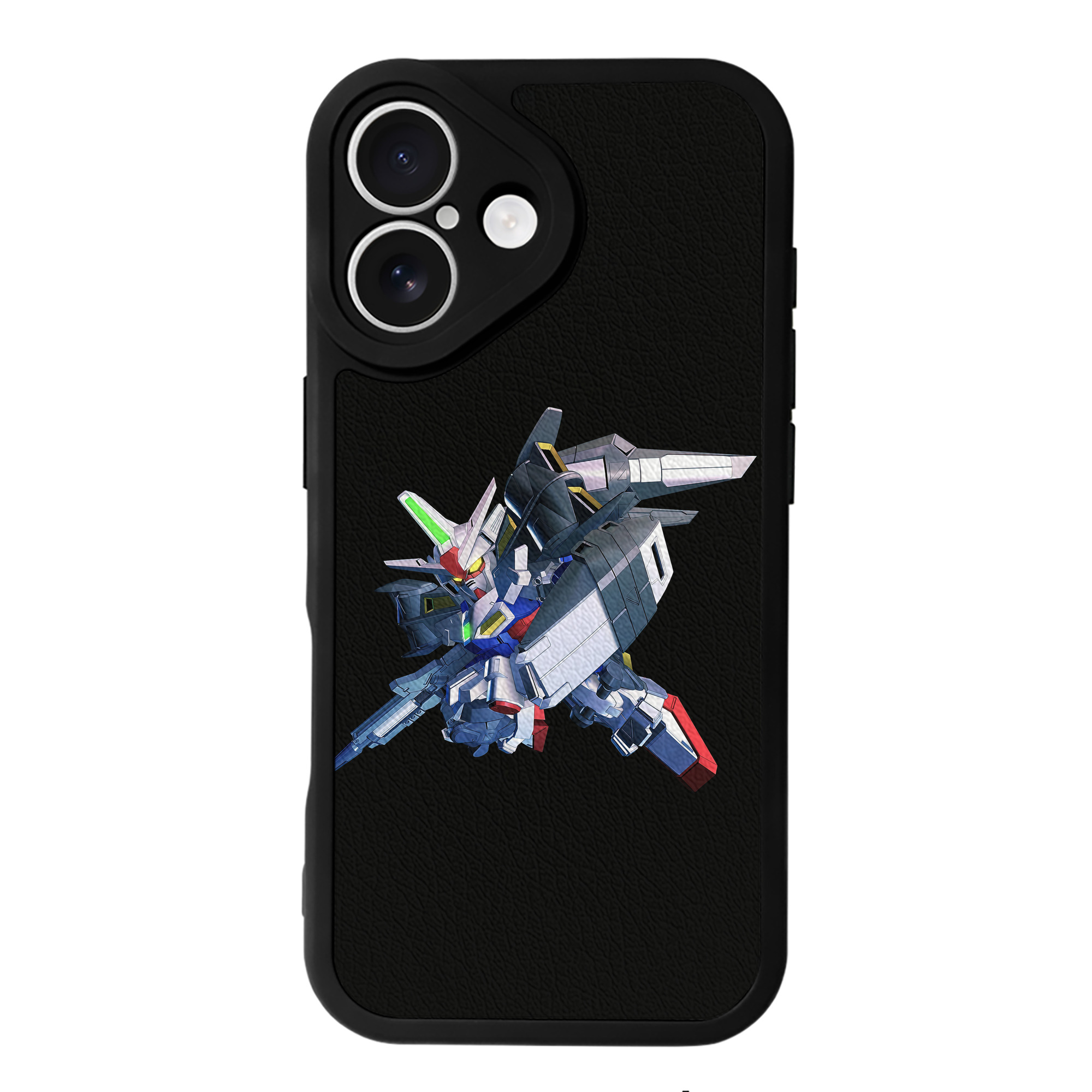 （画像用） 機動戦士ガンダム Mobile Suit Gundam 【iPhone 16シリーズ対応】シリコンスマホケース（レザー調） 材質：シリコン